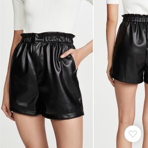 NWT BB Dakota Vegan Leather Shorts